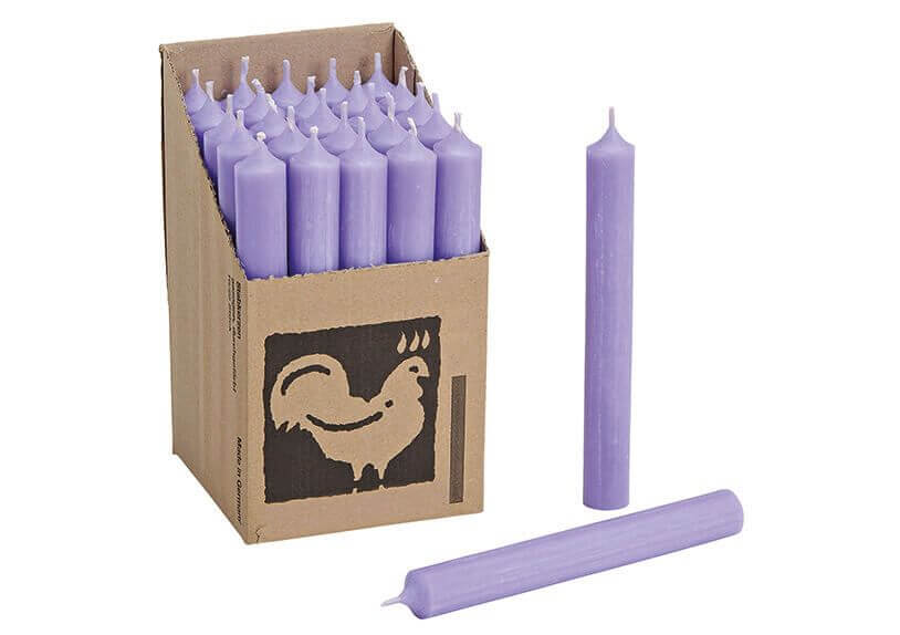 Lumanare pentru decor, culoare lavanda 2x18x2cm