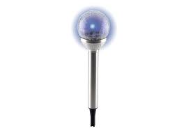Lampa solara cu LED-uri, din sticla 8x34x8cm