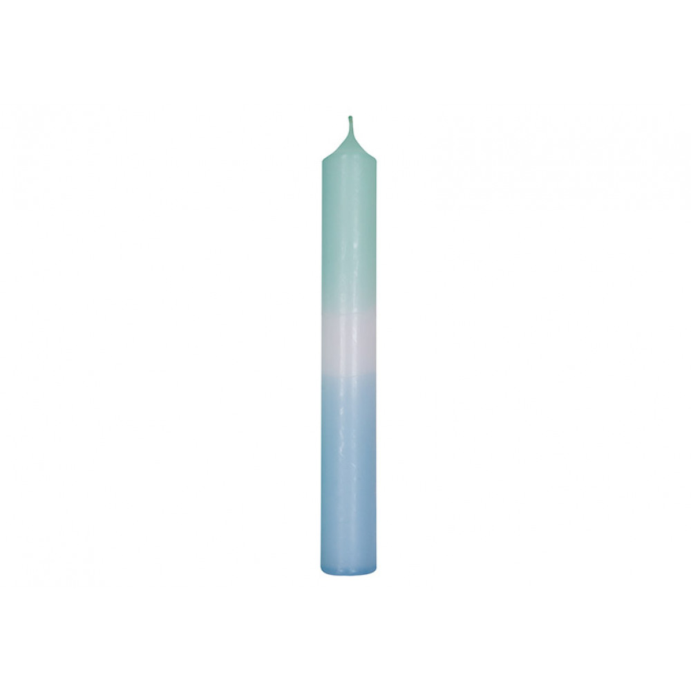 Lumanare 2 culori, menta/albastru 2x18x2cm