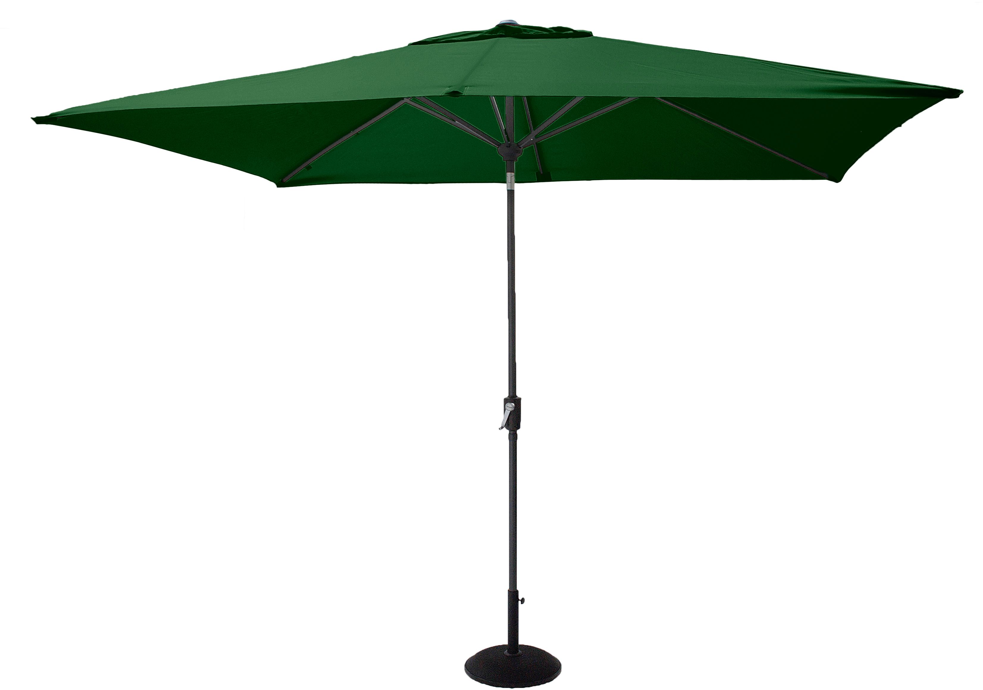 Umbrela solara, 300x200 poliester, verde+Suport umbrela 25 KG