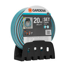 Set suport+conectori+furtun 20m Gardena