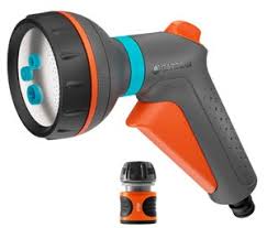 Pistol de stropit Gardena Multifunctional + mufa cu stop