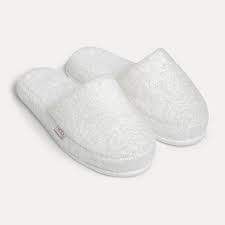 Papuci alb 100% bumbac 39-41