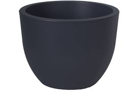 Ghiveci  Muna D34,5cm,H25,7cm,V21 l,antracit