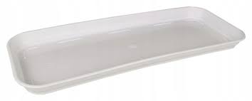 Suport dreptunghiular Venus Mat Eco  L69,0cm/15,0cm, H2,7cm,alb